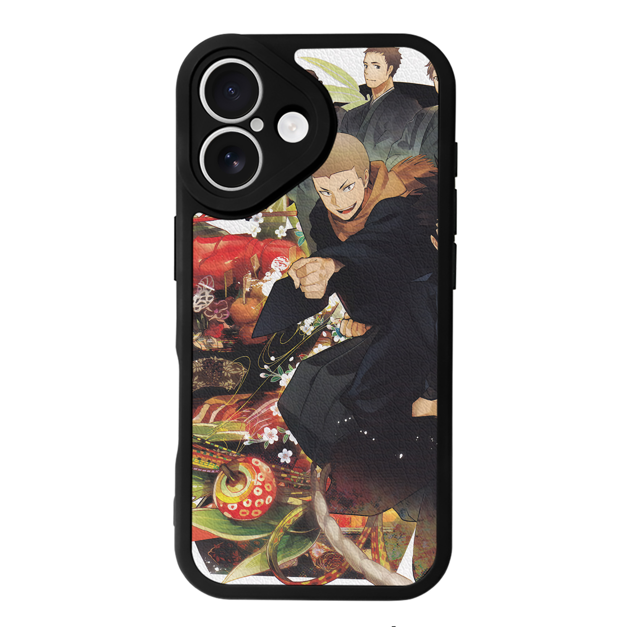 （画像用） ハイキュー!! Haikyu!! 【iPhone 16シリーズ対応】シリコンスマホケース（レザー調） 材質：シリコン